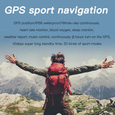 LSW341 Navigator: Stilvolle GPS-Smartwatch